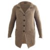 Pull cardigan en laine alpaga